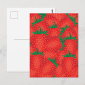 Aardbeien Briefkaart (Voorkant / Achterkant)