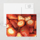 Aardbeien! Briefkaart (Voorkant / Achterkant)