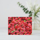 Aardbeien Briefkaart (Staand voorkant)
