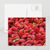 Aardbeien Briefkaart (Voorkant / Achterkant)