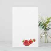 Aardbeien Briefpapier (Staand voorkant)