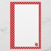 Aardbeien Briefpapier (Voorkant)