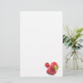 Aardbeien Briefpapier (Staand voorkant)