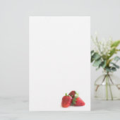 Aardbeien Briefpapier (Staand voorkant)