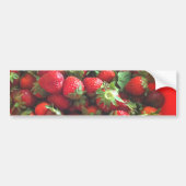 Aardbeien Bumpersticker (Voorkant)