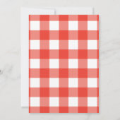 Aardbeien & Bunny Berry Sweet Girl Baby shower Kaart (Achterkant)