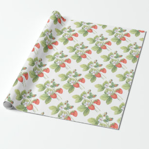 Aardbeien Cadeaupapier