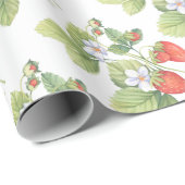 Aardbeien Cadeaupapier (Rol Hoek)