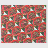 Aardbeien Cadeaupapier (Vlak)