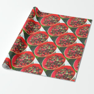 Aardbeien Cadeaupapier