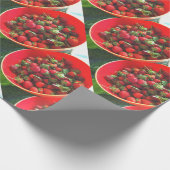 Aardbeien Cadeaupapier (Hoek)