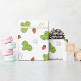 Aardbeien Cadeaupapier