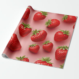 Aardbeien Cadeaupapier