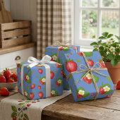 Aardbeien Cadeaupapier