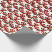 Aardbeien Cadeaupapier Inpakpapier (Hoek)
