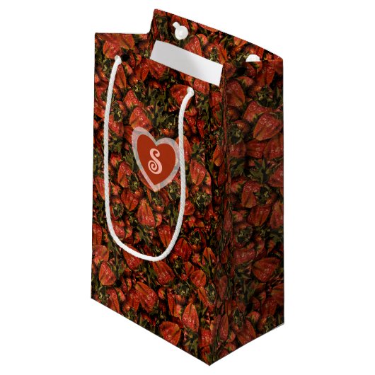Aardbeien Cadeautas (Voorkant Gekanteld)