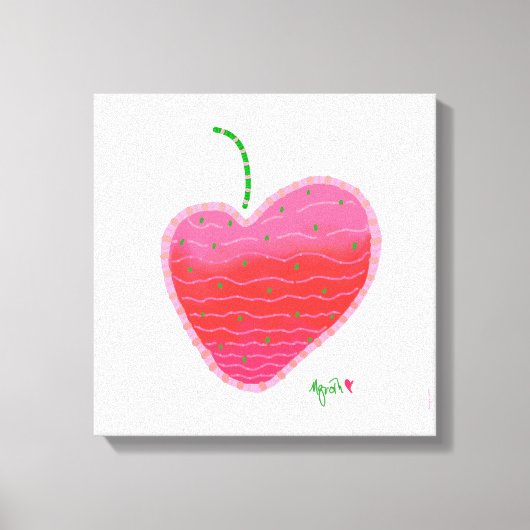 Aardbeien canvas afdruk (Voorkant)