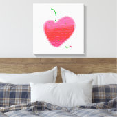 Aardbeien canvas afdruk (Insitu (Slaapkamer))