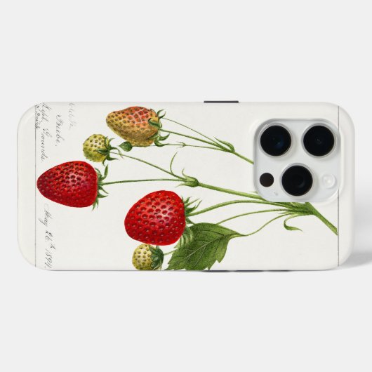  aardbeien Case-Mate iPhone case (Achterkant (horizontaal))