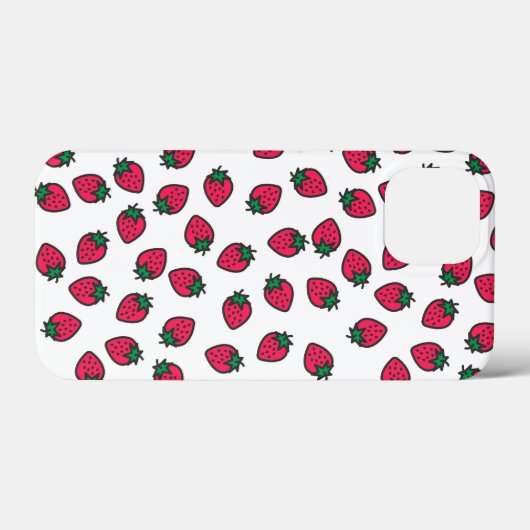 Aardbeien Case-Mate iPhone Case (Achterkant (horizontaal))