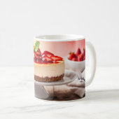 Aardbeien Cheesecake Koffiemok (Voorkant rechts)