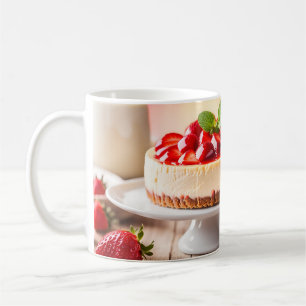 Aardbeien Cheesecake Koffiemok