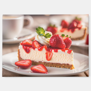 Aardbeien Cheesecake Magneet