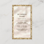 Aardbeien Chocolate Cake Slice Pastry Chef Bakery Visitekaartje (Achterkant)