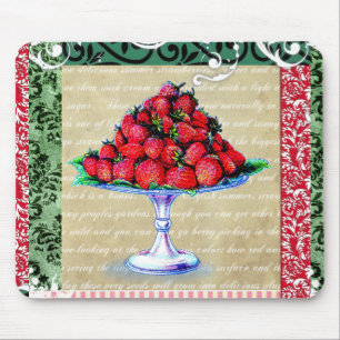 aardbeien Collage Muismat