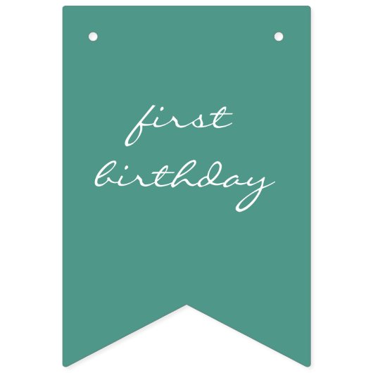 Aardbeien Cub Beary Berry eerste verjaardag Vlaggetjes (Tweede vlag)