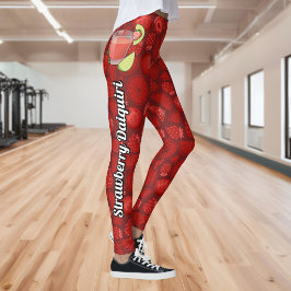 Aardbeien Daiquiri Broek Leggings