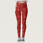Aardbeien Daiquiri Broek Leggings (Voorkant)