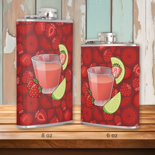 Aardbeien Daiquiri Heupfles