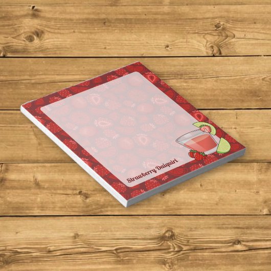 Aardbeien Daiquiri Notitieblok