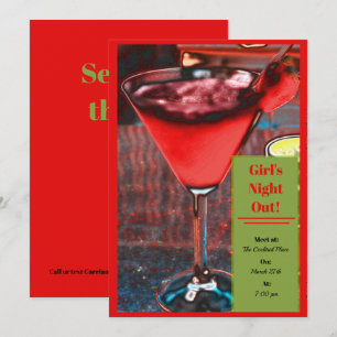 Aardbeien Daiquiri Uitnodiging