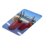 Aardbeien Daiquiris op Mykonos - foto magneet (Linkerzijde)
