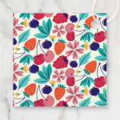 Aardbeien Dank u Berry Veel Baby shower Bedankjes Labels (Achterkant)