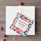Aardbeien Dank u Berry Veel Baby shower Bedankjes Labels