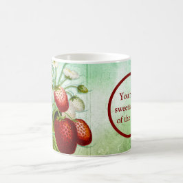Aardbeien De liefste Pick Romantic Quote Koffiemok