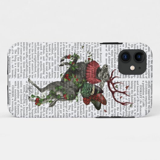 Aardbeien Deer Case-Mate iPhone Case (Achterkant (horizontaal))