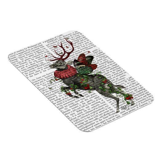 Aardbeien Deer Magneet (Rechterzijde)