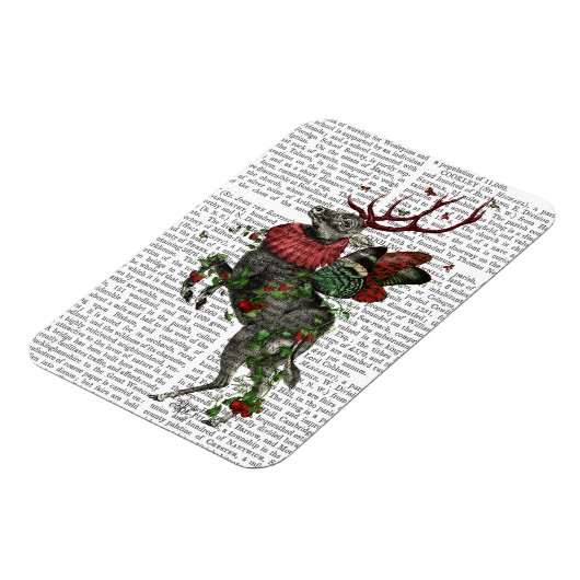 Aardbeien Deer Magneet (Linkerzijde)