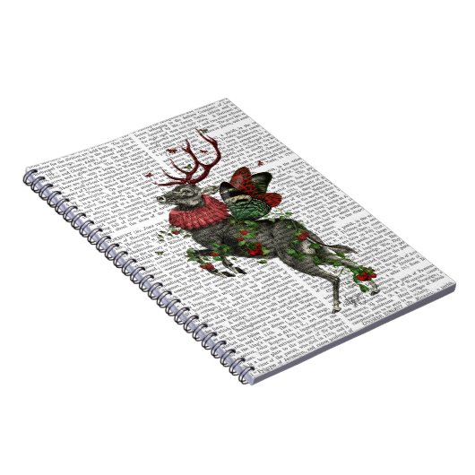 Aardbeien Deer Notitieboek (Rechterzijde)