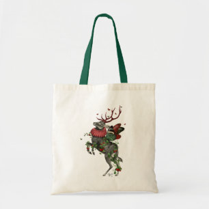 Aardbeien Deer Tote Bag