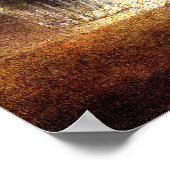  aardbeien - door Jean Simeon Chardin Poster (Hoek)