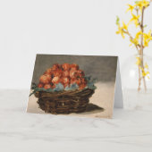 Aardbeien | Édouard Manet Kaart (Gele Bloem)