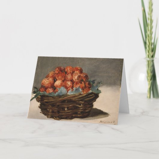 Aardbeien | Édouard Manet Kaart (Voorkant)