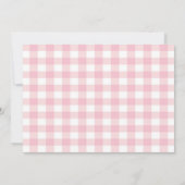 Aardbeien Eerste Verjaardagsfeest Dankkaart Bedankkaart (Achterkant)