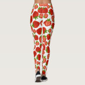 Aardbeien Elegant Red Berry Leggings Yoga Pants (Achterkant)