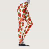 Aardbeien Elegant Red Berry Leggings Yoga Pants (Rechts)